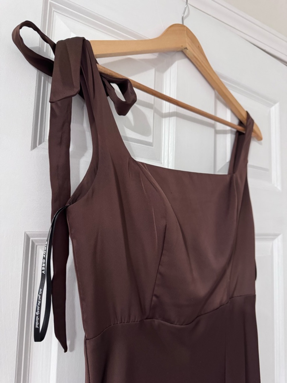 Birch Grey Alex Convertible Dress - Espresso - Picture 3 of 6